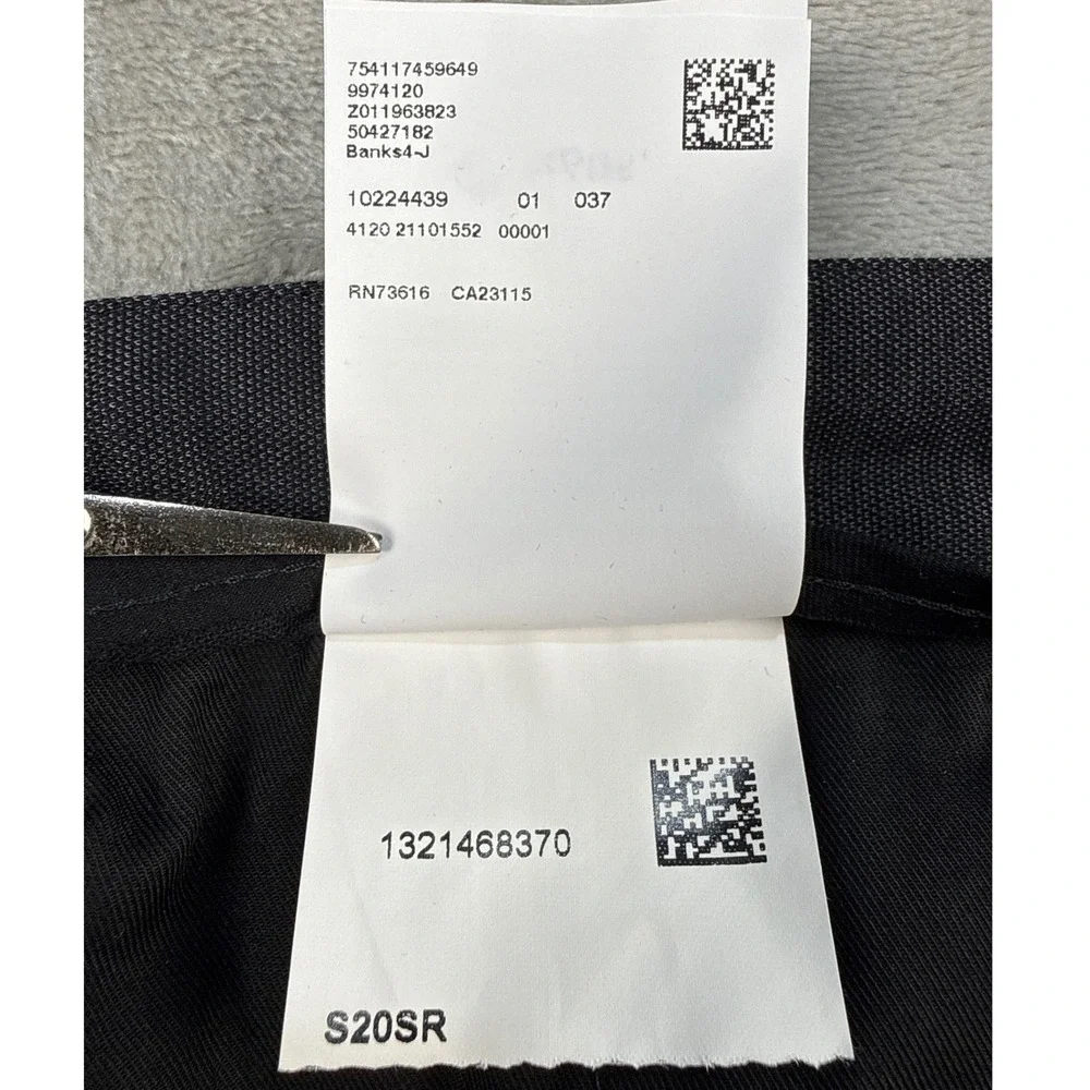 Hugo Boss Pants Mens 36R Banks4-J Grey Drawstring Elastic Waist EUC